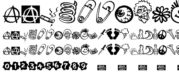 MW Ding-A-Lings font